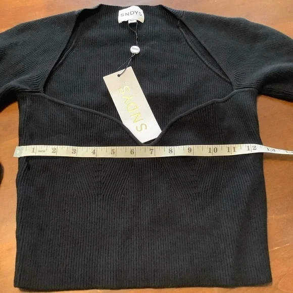 SNDYS ARMOUR Rib Crop Top & Mini Skirt. Size S/M - Picture 10 of 14